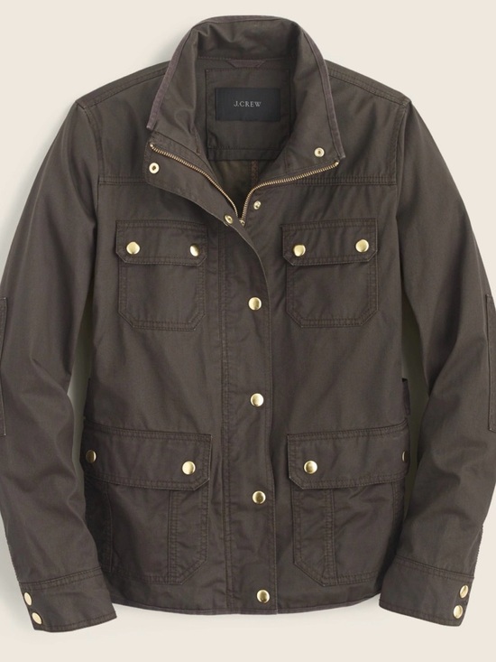 J. Crew Jackets & Blazers - J. CREW Downtown Women Field Button up / Zipper Jacket Size M/Medium